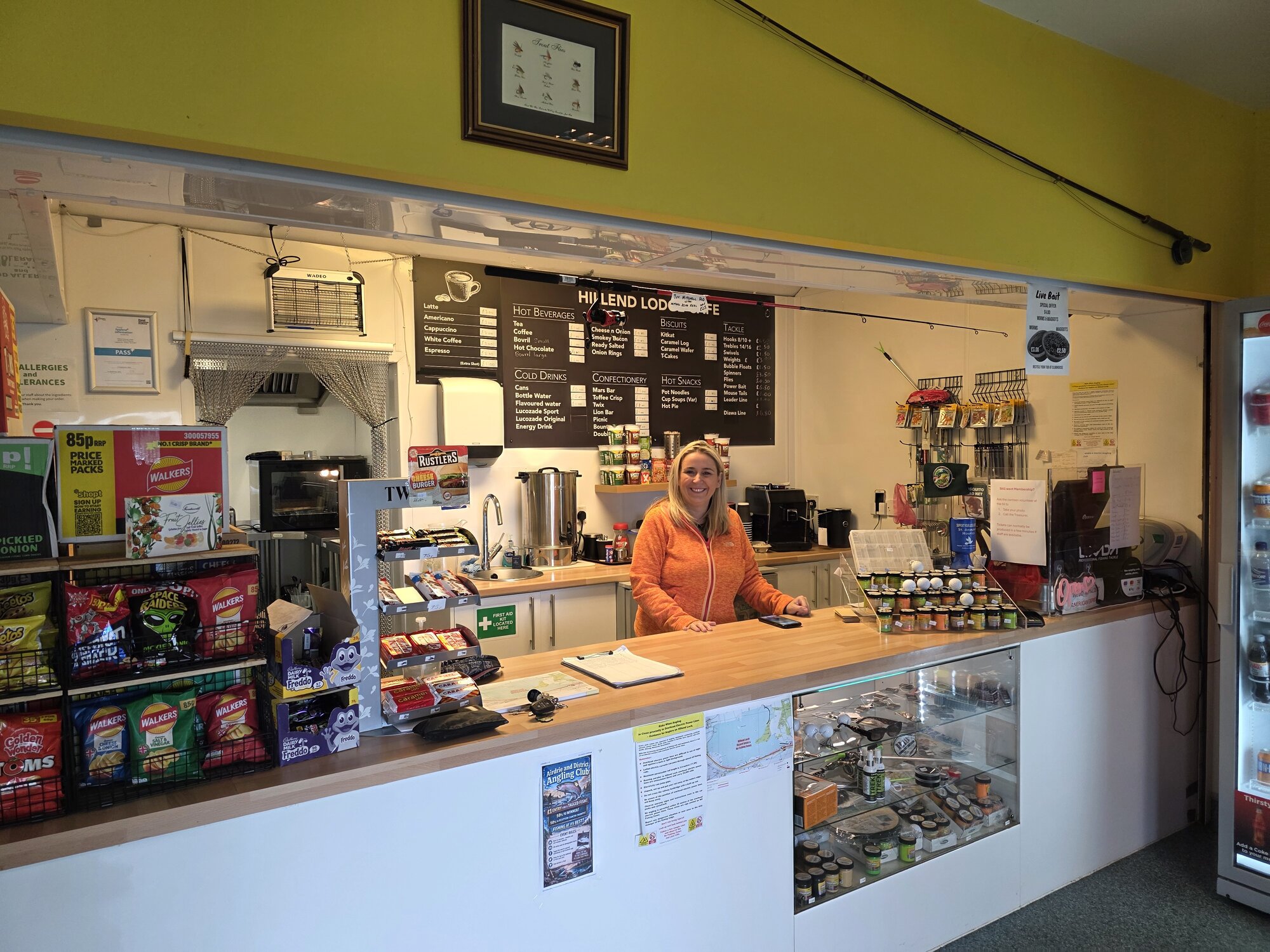 Hillend Lodge cafe and shop
