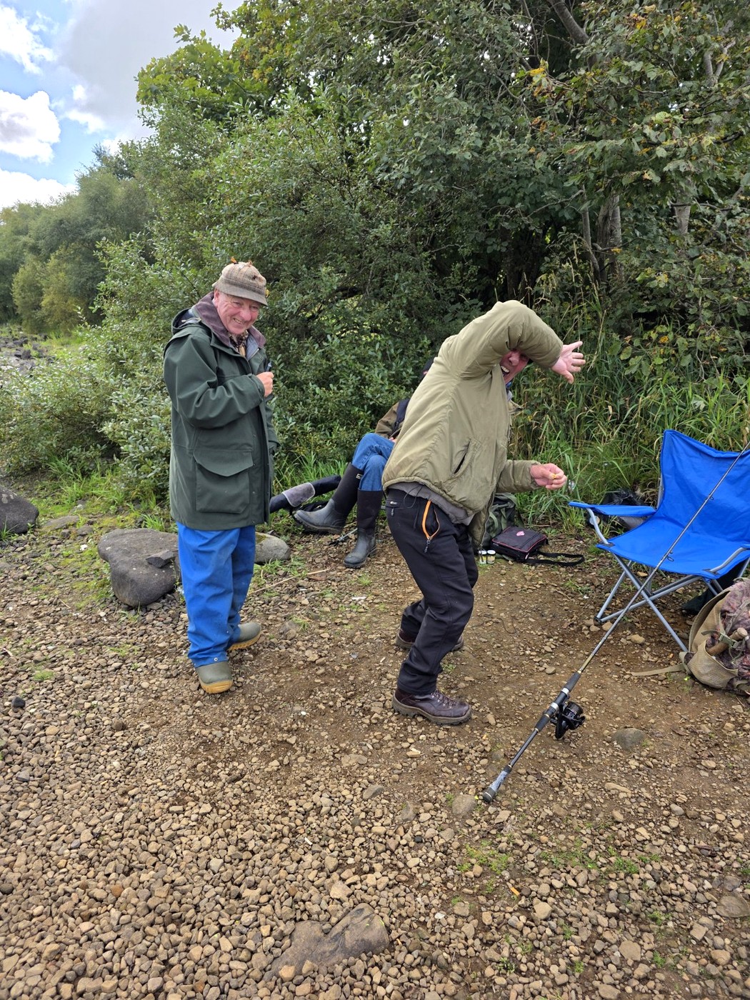 Fishing at Hillend Loch
